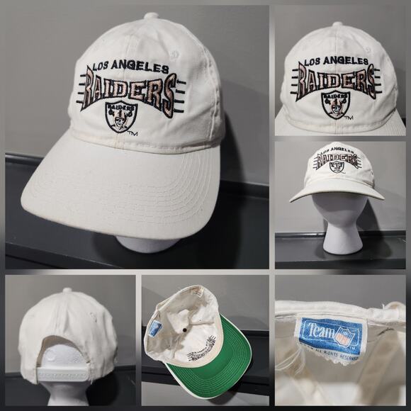 VTG 90s Los Angeles Raiders NFL Youngan Snapback Hat Cap Las Vegas Oakland OSFA